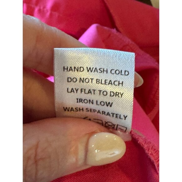 Super Down Jumpsuit Women Small Pink One Shoulder Anouk Cut Out Party Cocktail - Picture 11 of 11